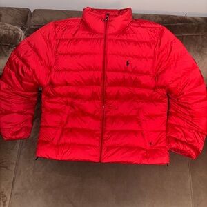 Polo Ralph Lauren Red Puffer Jacket